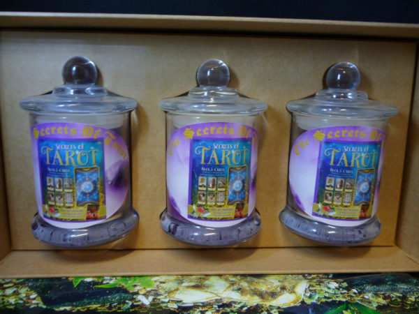 Secrets of Tarot gift box set candles info